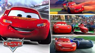 Lightning McQueen's Most Competitive Moments | Pixar Cars