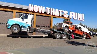 Playtime at 406 Garage!!  Tow truck on a tow truck on a tow truck .....