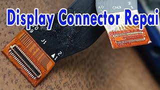 How to replace broken lcd connector || Mobile display connector repair.