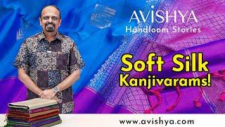 Soft silk Kanjivaram sarees | Avishya Handloom Saree Story Series