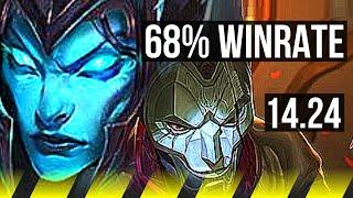 KALISTA & Rumble vs JHIN & Poppy (ADC) | 68% winrate | KR Challenger | 14.24