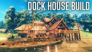 Valheim: Large Dock House Build