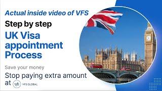 How to Book a UK Visa Appointment | Step-by-Step VFS Center Process & Save Money! Actual video VFS