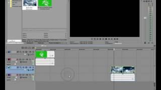 Как убрать зелёный фон в Sony Vegas (Сони вегас)?