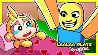  ESCAPE STRANGE DAD LOL [CREEPY STORY] | LaaLaa Plays Roblox Weird Strict Dad