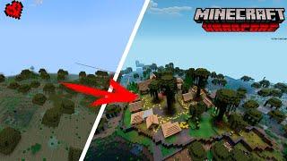 Я ПОСТРОИЛ БОЛОТНУЮ ДЕРЕВНЮ ЖИТЕЛЕЙ в МАЙНКРАФТ ХАРДКОРЕ #minecraft