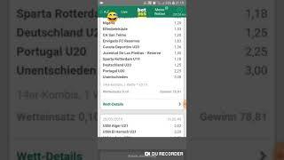 Sportwetten Gewinn Trick, Bet 365 / 14 Kombi, 818 Quote gewonnen