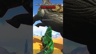 KILLING TITAN WITH SPINO  #shorts #memes #ark #sigma