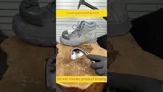 Safety shoe function test .0266G-4.#safetyshoes #workshoes#shorts #guyisashoes#work boots