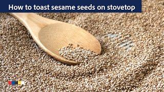 How To Toast Sesame Seeds on Stovetop | 깨볶이