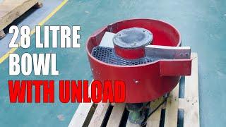 Benchtop Circular Bowl Finisher with Unload System – Perfect for Small Components