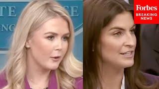 Karoline Leavitt Spars With Reporter Over 'Legality' Of Trump's IG Firings While Defying 30 Day Law