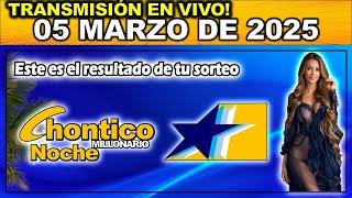 CHONTICO NOCHE: Resultado CHONTICO NOCHE del MIÉRCOLES 05 de Marzo de 2025.