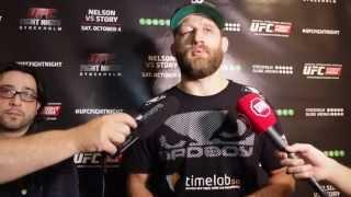 Tor Troeng: UFC Stockholm Post Fight Media Scrum