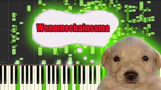 Wenomechainsama but it's MIDI (Auditory Illusion) | Wenomechainsama Piano sound