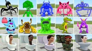 NEW HYDRA SKIBIDI DOM DOM TOILET VS ALL GARTEN OF BANBAN 1 -7 In Garry's Mod!