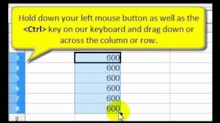 How to use the Autofill command in OpenOffice Calc