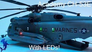 Academy CH-53E High-Viz Markings and full LED lighting | 1/48 scale | Marine Corps Trio Part 1