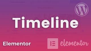 Elementor TimeLine Widget Free | Elementor Page Builder Tutorial for Beginner