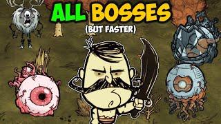 Defeating EVERY Boss in Don't Starve Together, but faster (New Terraria Bosses)