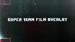 FREE Old 16mm Vintage Film Matte (FREE 4K Film Damage Video Overlay)