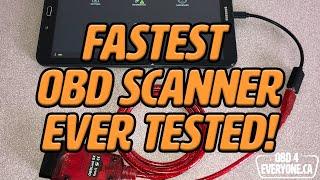 Super Speed Test: OBDLink SX + OTG Cable on Android: OBD4Everyone E22