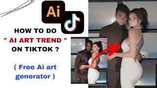 Ai art tiktok trend tutorial | How to do Ai Art trend on tiktok | Ai art generator free