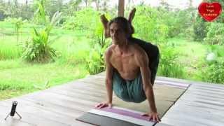 Dwipada Shirshasana (two legs behind head posture)