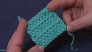 How to Crochet: Herringbone Half Double Crochet