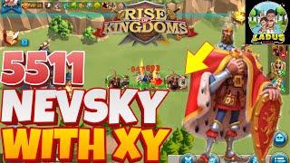 5511 Nevsky Usable with XY in SoC RoK KvK? Battle Test Rise of Kingdoms