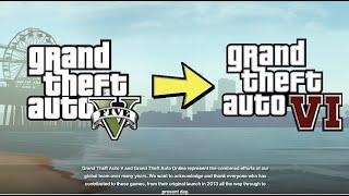 Rockstar Games Bids FAREWELL To GTA 5 And Says HELLO To GTA 6!!