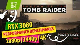 Shadow of the Tomb Raider RTX 3080 Benchmarks | 1080p | 1440p | 4K | [ASUS ROG STRIX RTX 3080]