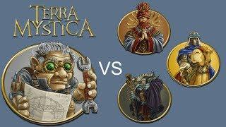 Terra Mystica Playthrough - Engineers VS Expert Player (human opponents)