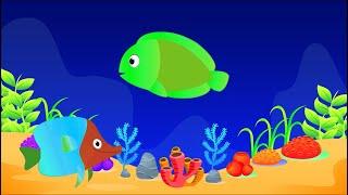 Bedtime Lullabies and Peaceful Fish Animation 2 Baby Lullaby# baby sleep music stv 01