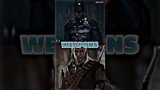 Batman (Arkham Series) Vs. Geralt of rivia (The Witcher) | #dc #thewitcher #shorts