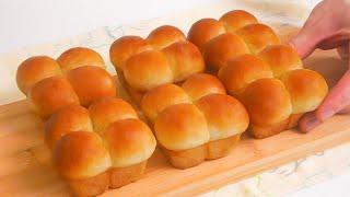 (NO KNEAD) Mini Milk Bread Recipe. Make bread dough in 5 minutes!