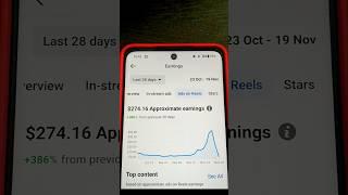 Ads on reels  earnings #facebook #money #monetization