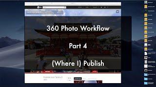 360 panoramic photo workflow part 4; Publish