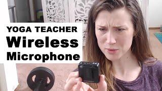 Wireless Microphone for Online Yoga Teaching - Rode Wireless Go