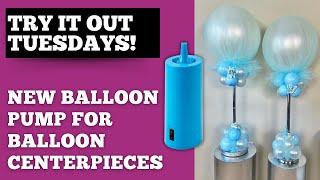 Trying My New Balloon Pump With These DIY Balloon Centerpieces!