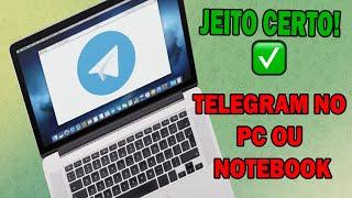 Como instalar o telegram no PC ou NOTEBOOK