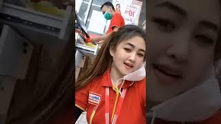 #viral tiktok Via Kasir Alfamart Cantik