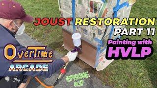 Painting Arcade Cabinets with HVLP: a Complete How-To Beginner's Guide  Joust Restoration part 11