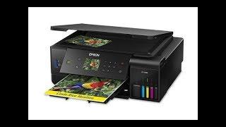 My verdict and print speed test Epson Eco-tank ET-7700, check out the link in the description below