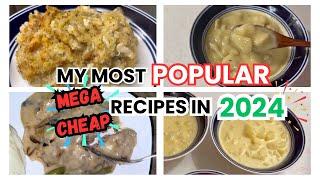 My Most Popular MEGA CHEAP Recipes In 2024 All In One Quick Video! || EXTREMELY Cheap Meals