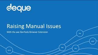 Raising Manual Issues & Remaining Testing - axe DevTools Extension