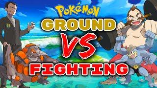 We Only Catch Ground or Fighting Type Pokemon... Then We FIGHT!