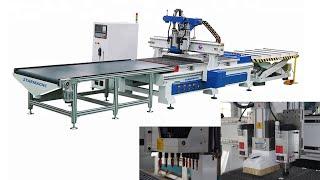 RUNTO CNC 220V 380V woodworking panel wood cnc router engraving cutting machine production line