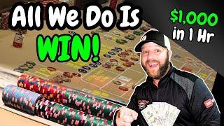 Live Craps! I Made $1,000 in 1 Hour!