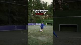 How to Weak Foot Long Passing ️